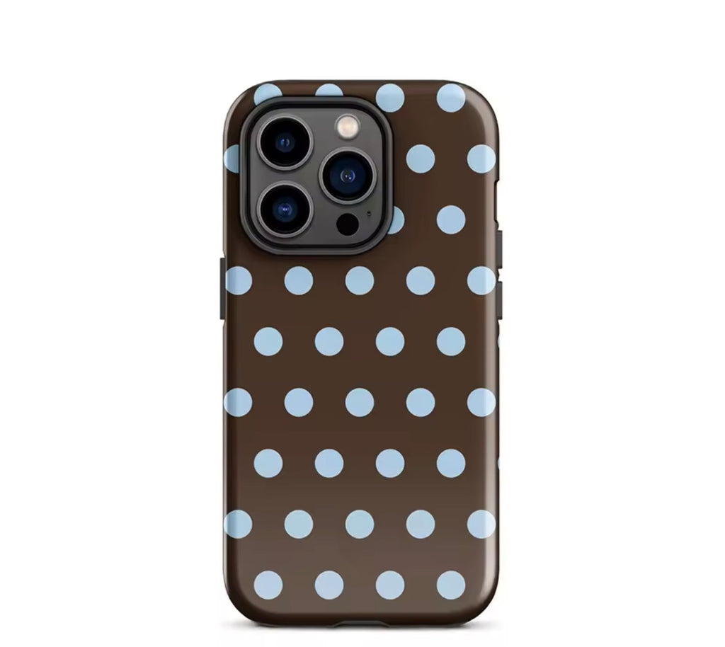 Funda máxima protección polka dots