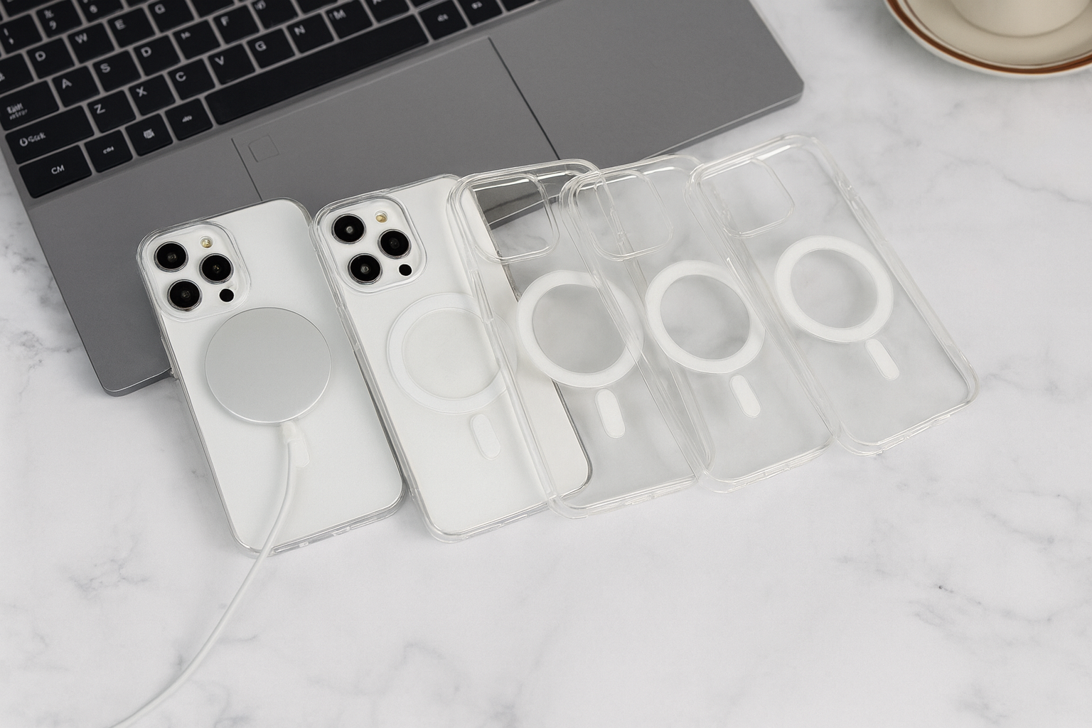 Funda silicona compatible con magsafe