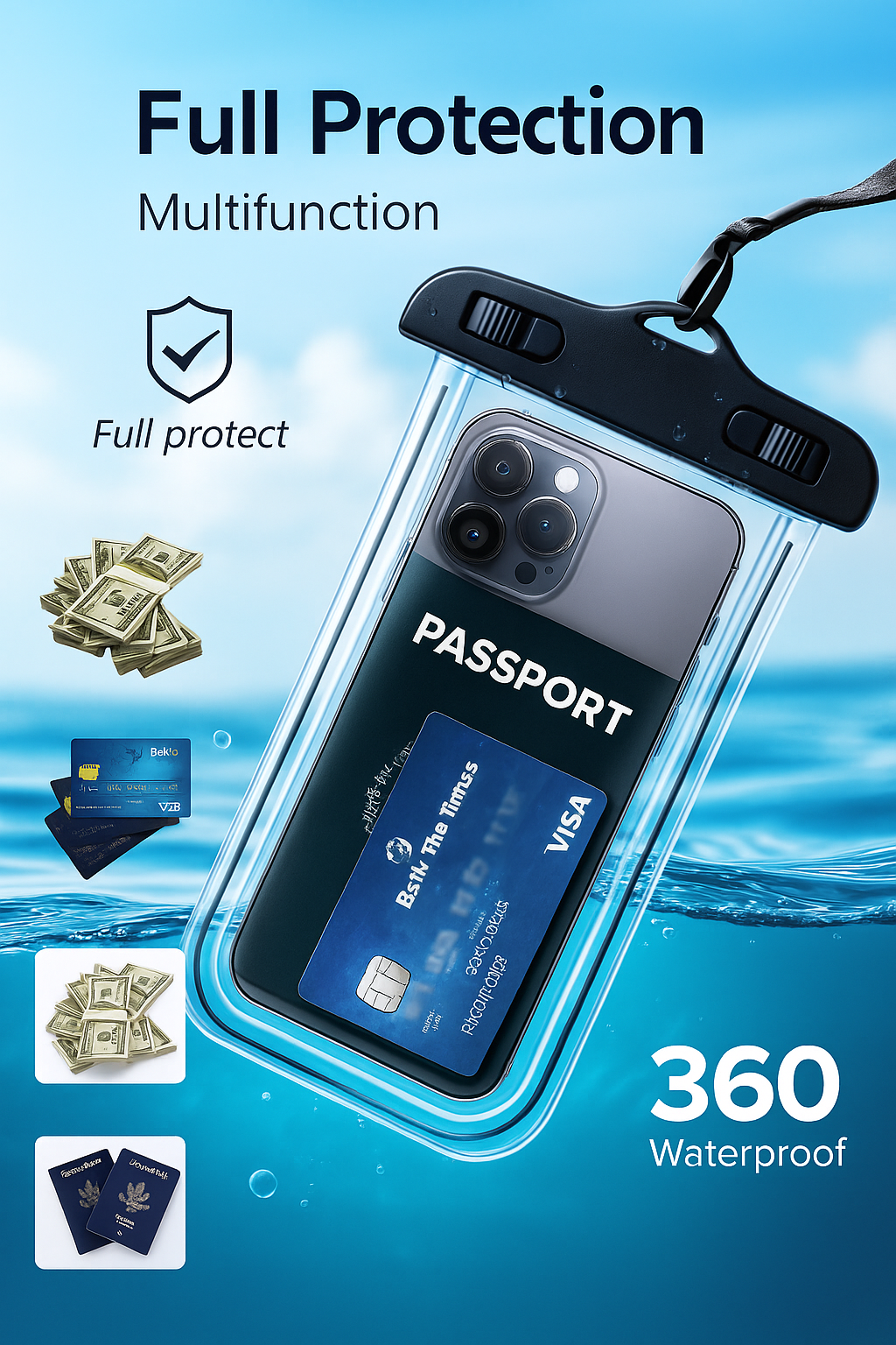 Funda impermeable universal